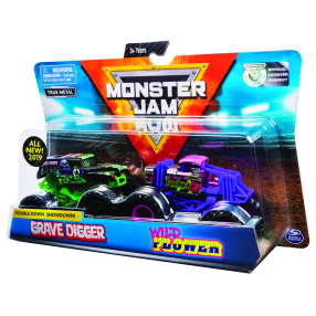Spin Master Monster Jam - Sběratelská auta dvojbalení 1:64 - více druhů