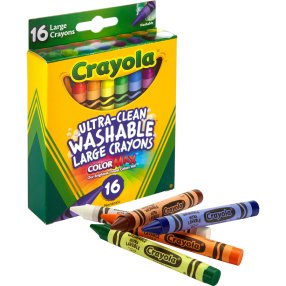 CRAYOLA veľké umývateľné pastelky 16 ks