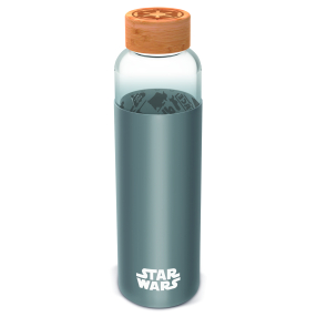 Star Wars Skleněná láhev s návlekem 585 ml