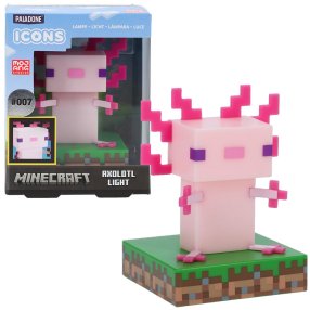 LED lampička Minecraft - Axolot