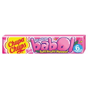 Chupa Chups Žuvačka Big babol s príchuťou tutti frutti 27,6g