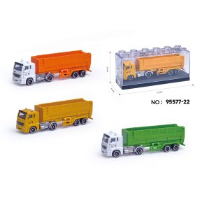Kovový model smetiarskeho kamiónu s návesom 1:64 - viac druhov