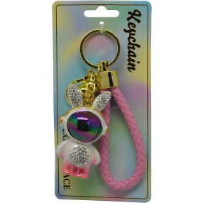 Keychain Prívesok na kľúče - Zajac kozmonaut