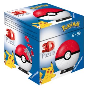 Ravensburger 3D puzzle 112562 Puzzle-Ball Pokémon 54 dielikov