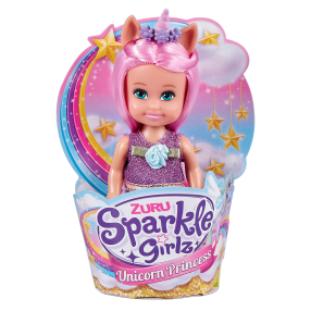 Sparkle Girlz - Víla jednorožec malá v kornútku