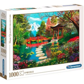 Clementoni - Puzzle 1000 Fuji záhrady