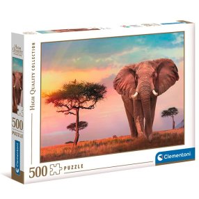 Clementoni - Puzzle 500 Africký západ slnka