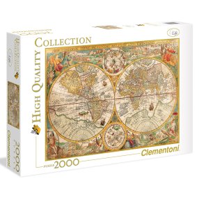 Clementoni - Puzzle 2000 Mapa Antigu