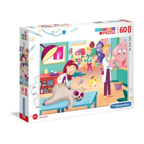 Clementoni - Puzzle Maxi 60 Veterinár