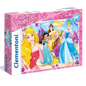 Clementoni - Puzzle Maxi 104 Princezné