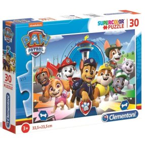 Clementoni - Puzzle Supercolor 30 Labková Patrola