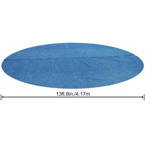 BESTWAY 58252 - Solárna plachta na bazén 417 cm modrá guľatá