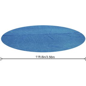BESTWAY 58242 - Solárna plachta na bazén 356 cm modrá guľatá