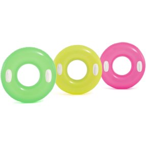 INTEX - Nafukovací kruh s držadlami 76 cm