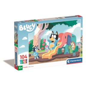 Clementoni - Puzzle Supercolor 104 Bluey 2