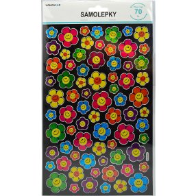 Samolepky - Kvietky 100 ks