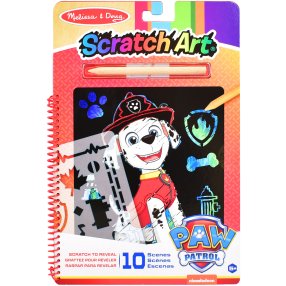 Melissa & Doug - Labková patrola - Škrabacie obrázky - Marshall