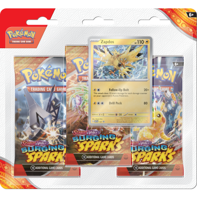 Pokémon TCG: SV08 - 3 Blister Booster