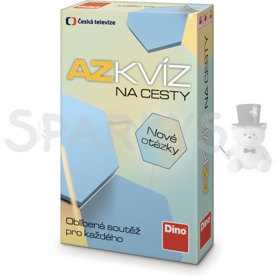 Dino - AZ KVÍZ NA CESTY Nové otázky – Cestovná hra                    