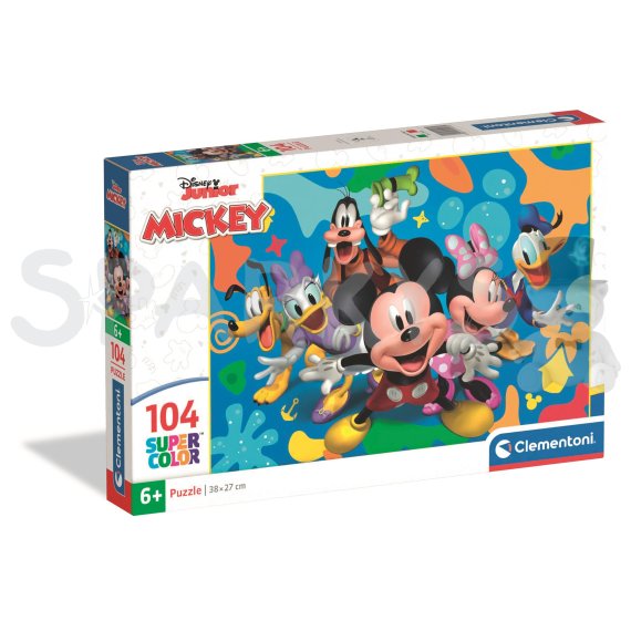 Clementoni - Puzzle 104 Disney Mickey a priatelia                    