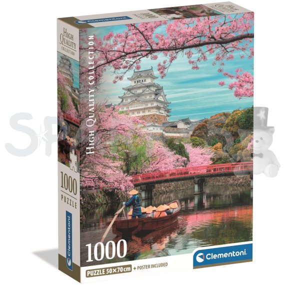 Clementoni - Puzzle 1000 Hrad Himeji na jar                    
