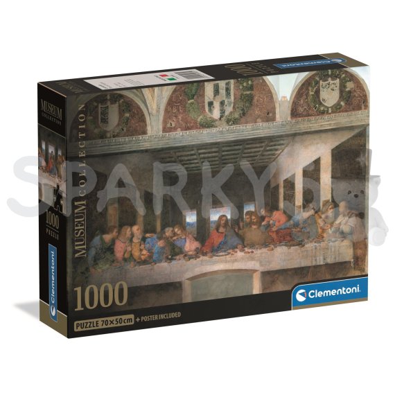 Clementoni - Puzzle 1000 Múzeum Posledná večera                    