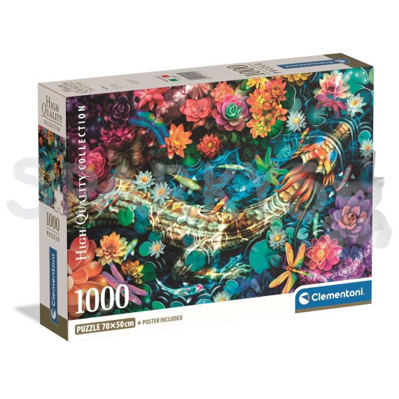 Clementoni - Puzzle 1000 Rieka KOI                    