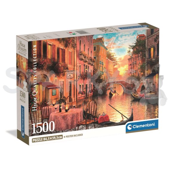 Clementoni - Puzzle 1500 Benátky                    