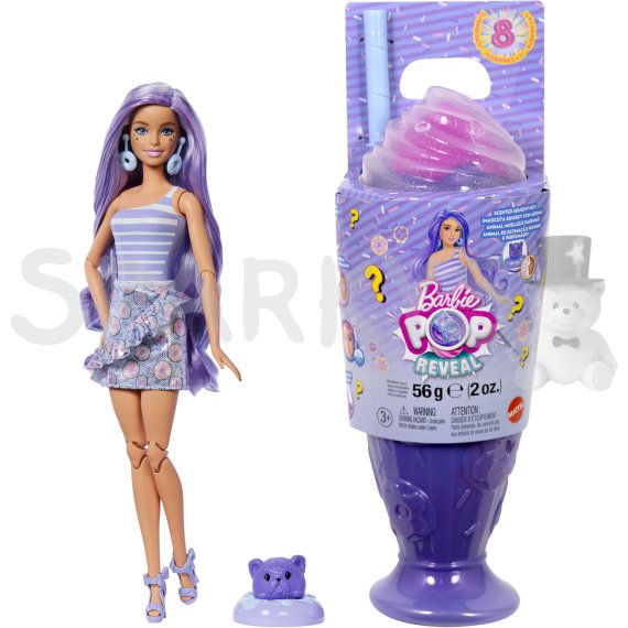 Barbie pop reveal odmeny - fialová                    