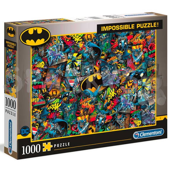 Clementoni - Puzzle 1000 Impossible, Batman                    