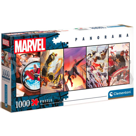 Clementoni - Puzzle Panorama 1000 Marvel 80 let                    