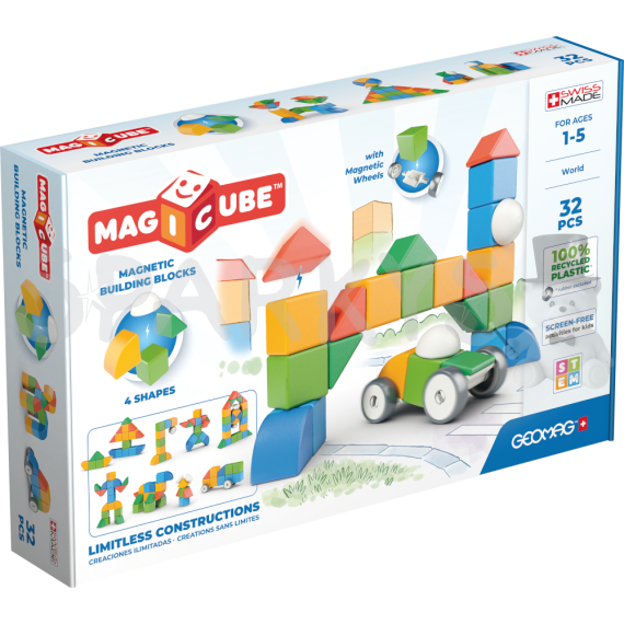 GEOMAG Magicube Shapes 32 dielikov                    