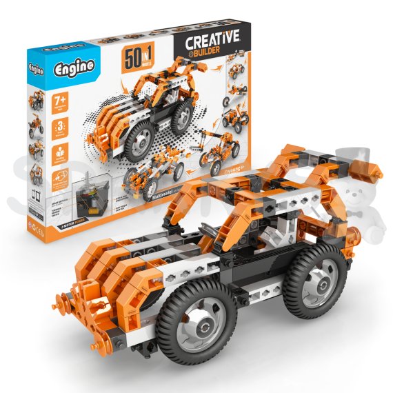 Engino Creative Builder 50 modelov s motorčekom                    