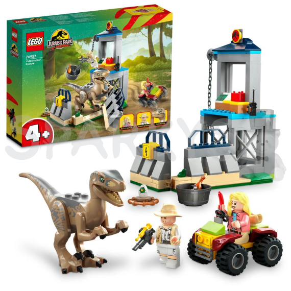 LEGO® Jurassic World™ 76957 Útěk velociraptora                    