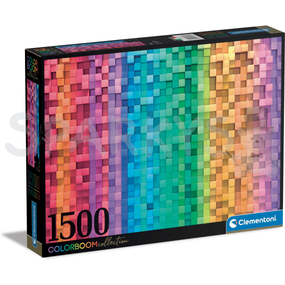 Clementoni - Puzzle 1500 ColorBoom: Pixel                    