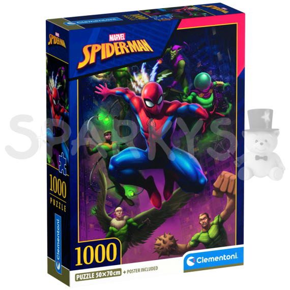 Clementoni - Puzzle 1000 Spider-Man                    