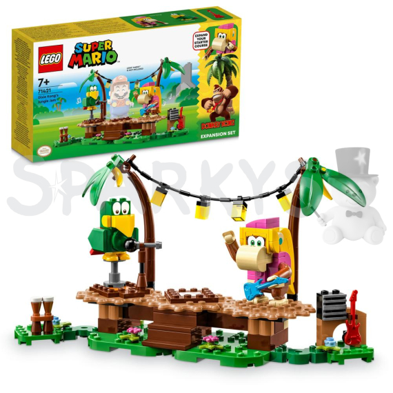 LEGO® Super Mario™ 71421 Dixie Kong a koncert v džungli – rozšiřující set                    