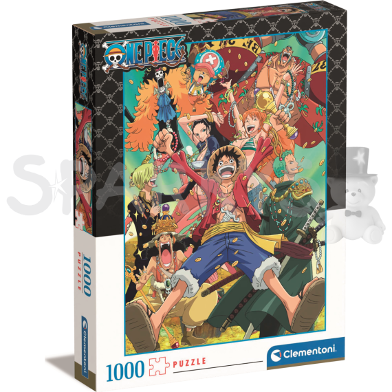 Clementoni - Puzzle 1000 Attack on Titans One Piece                    