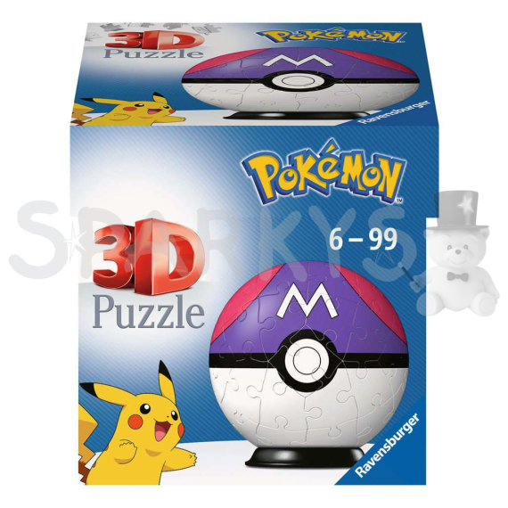 Ravensburger Puzzle-Ball Pokémon: Master Ball 54 dílků                    