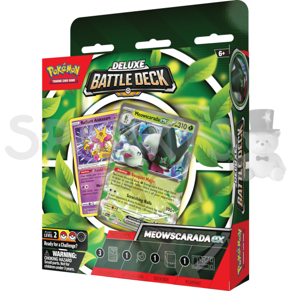 Pokémon TCG: Deluxe Battle Deck - Meowscarada ex &amp; Quaquaval ex - více druhů                    