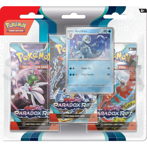 Pokémon TCG: SV04 Paradox Rift - 3 Blister Booster                    