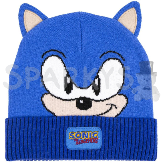 Cerdá - Zimní dětská čepice Sonic - Ježek Sonic                    