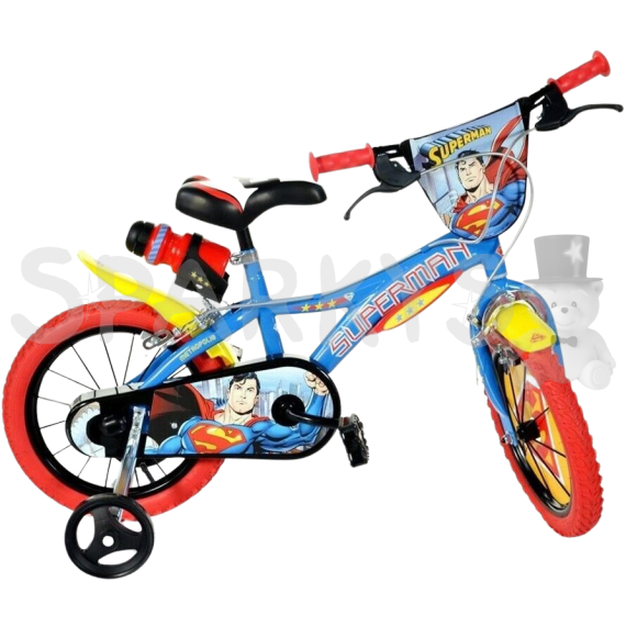 DINO Bikes - Dětské kolo 16&quot; - Superman                    