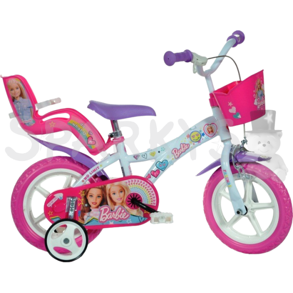 DINO Bikes - Dětské kolo 12&quot; - Barbie 2022                    