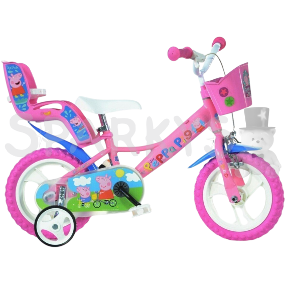 DINO Bikes - Dětské kolo 12&quot; - Prasátko Peppa 2022                    