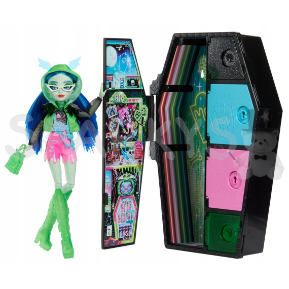 Monster High Skullmate secrets panenka neon - Ghoulia                    