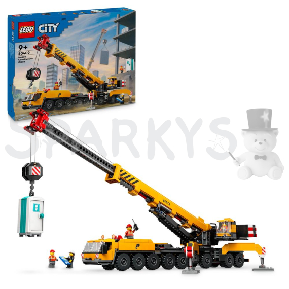 LEGO® City 60409 Žlutý pojízdný stavební jeřáb                    