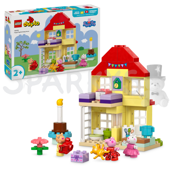 LEGO® DUPLO® 10433 Prasátko Peppa a narozeninový dům                    