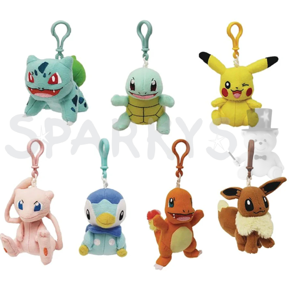 Pokémon Plyšový přívěsek (klíčenka) 10 cm více druhů                    