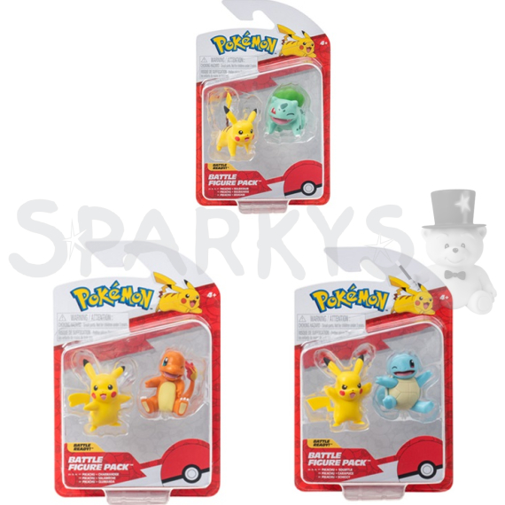 Pokemon akční figurky - 2 pack více druhů                    